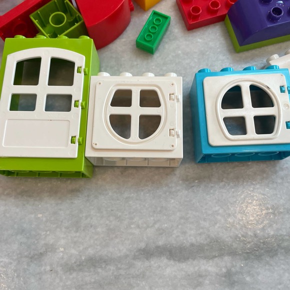 Lego Other - Lot of Duplo Lego Blocks  - Hinged Doors, Mix of Sizes & Shapes 96 Count